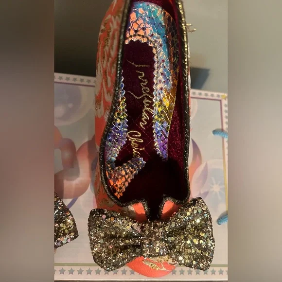 Irregular Choice Trixy in Coral /Gold size 36 - Picture 5 of 9